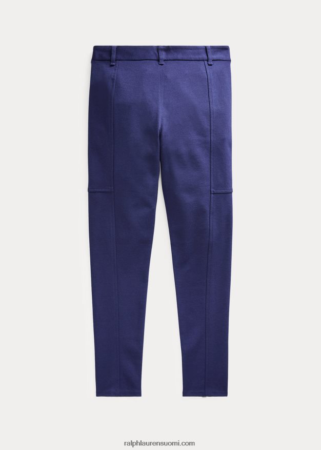 Ralph Lauren lapset stretch-puuvillasekoitetut leggingsit 0Z24ZR7211 hienostunut laivasto