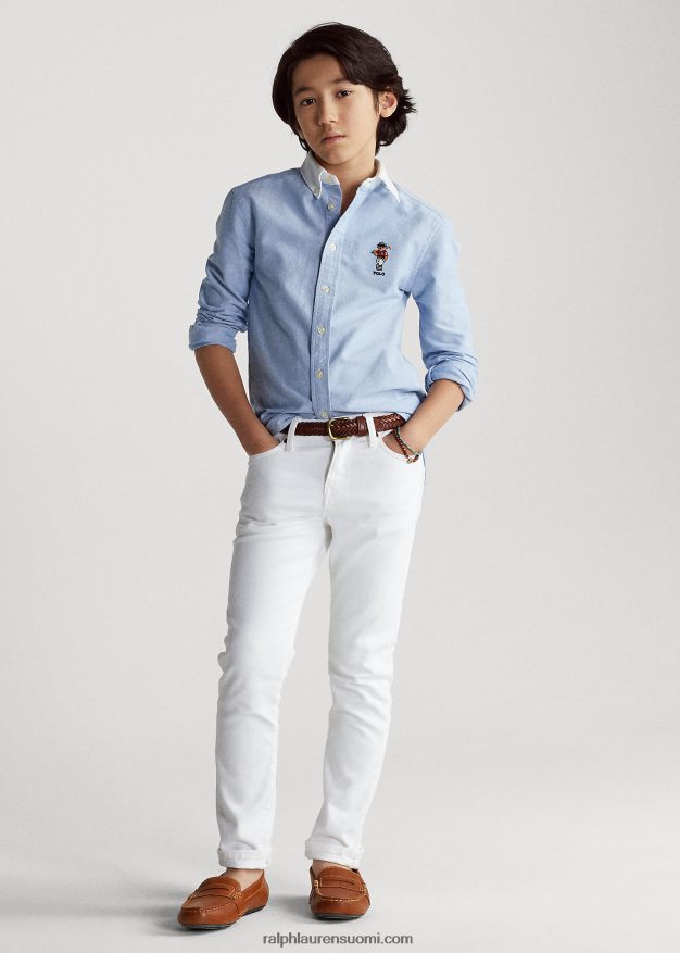 Ralph Lauren lapset sullivan slim stretch farkku 0Z24ZR6012 cohenin valkoinen