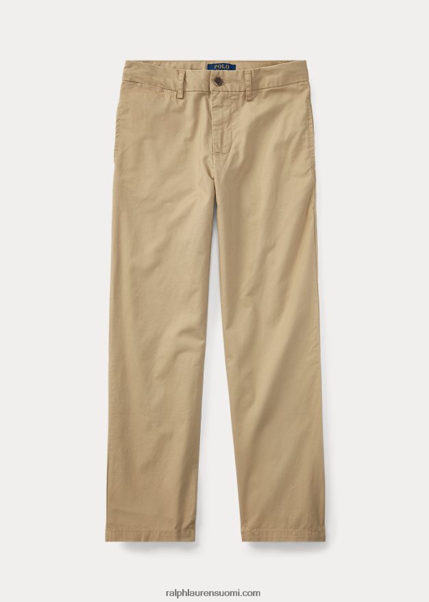 Ralph Lauren lapset suora istuvuus flex abrasion twill housut 0Z24ZR5981 klassinen khaki