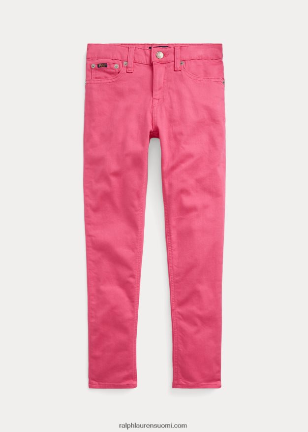 Ralph Lauren lapset tompkins stretch skinny fit farkku 0Z24ZR6966 vesia jälkiruoka vaaleanpunainen