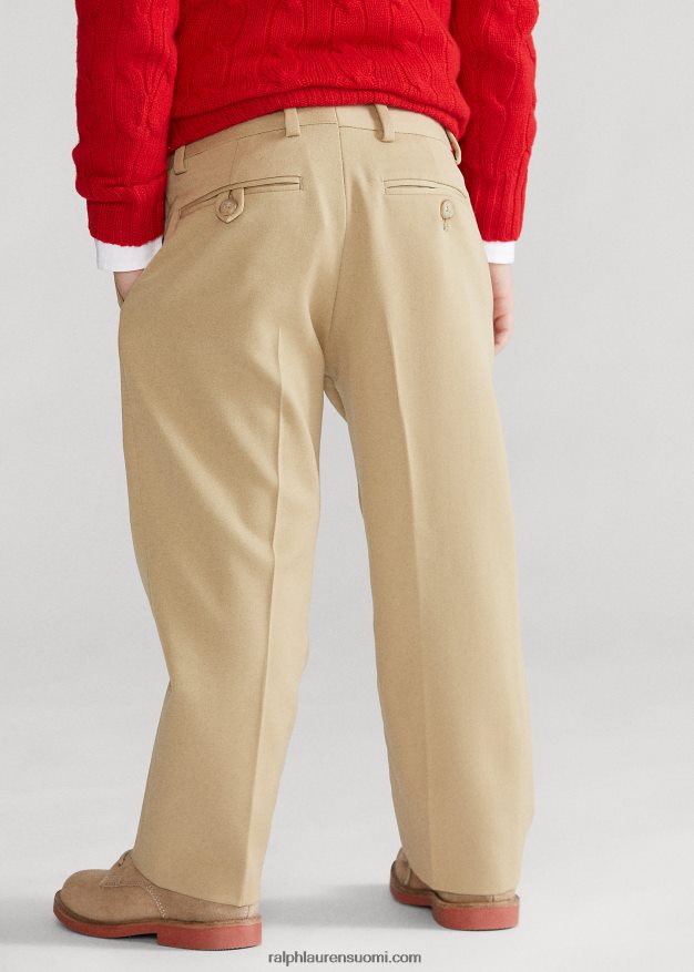 Ralph Lauren lapset villaiset gabardiinihousut 0Z24ZR6442 rusketus
