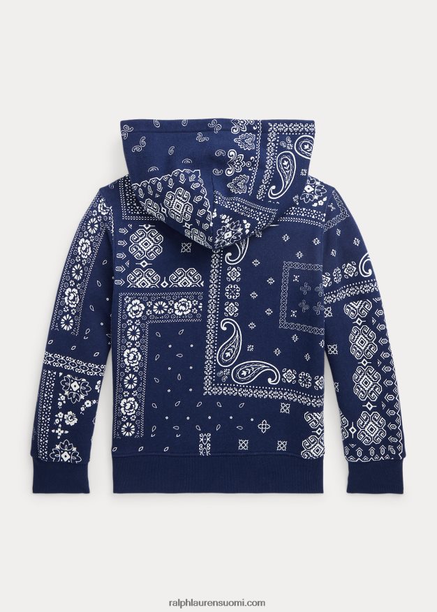 Ralph Lauren lapset bandannaprintti fleecehuppari 0Z24ZR9902 bandana printti