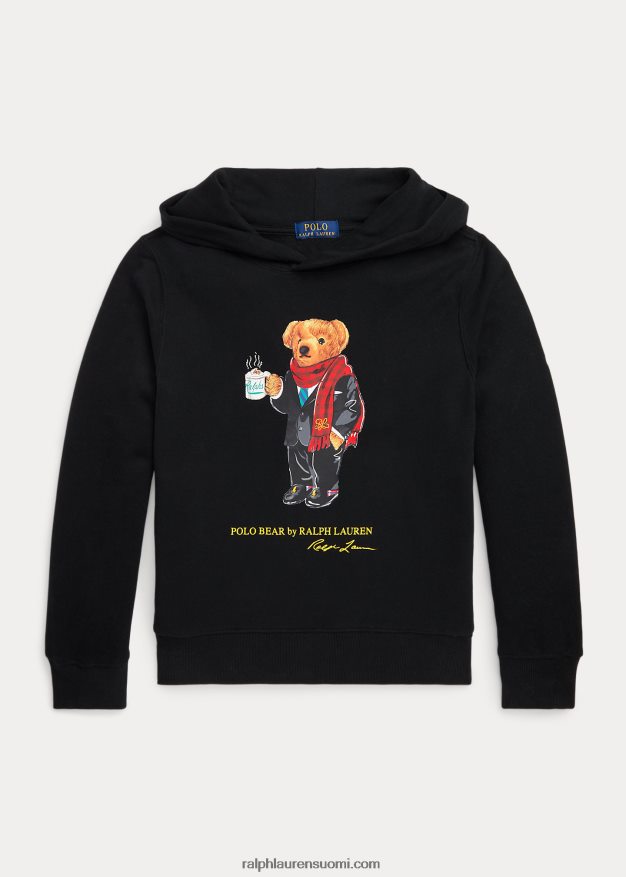 Ralph Lauren lapset kuun uudenvuoden poolokarhuhuppari 0Z24ZR6573 musta