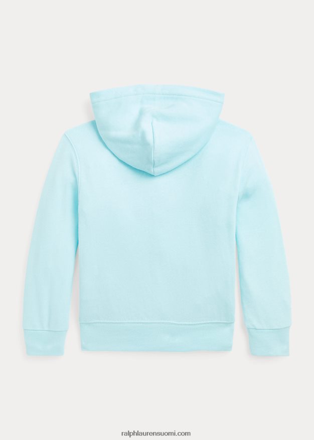Ralph Lauren lapset kylpyläfrotee täysvetoketjuhuppari 0Z24ZR5825 saari aqua