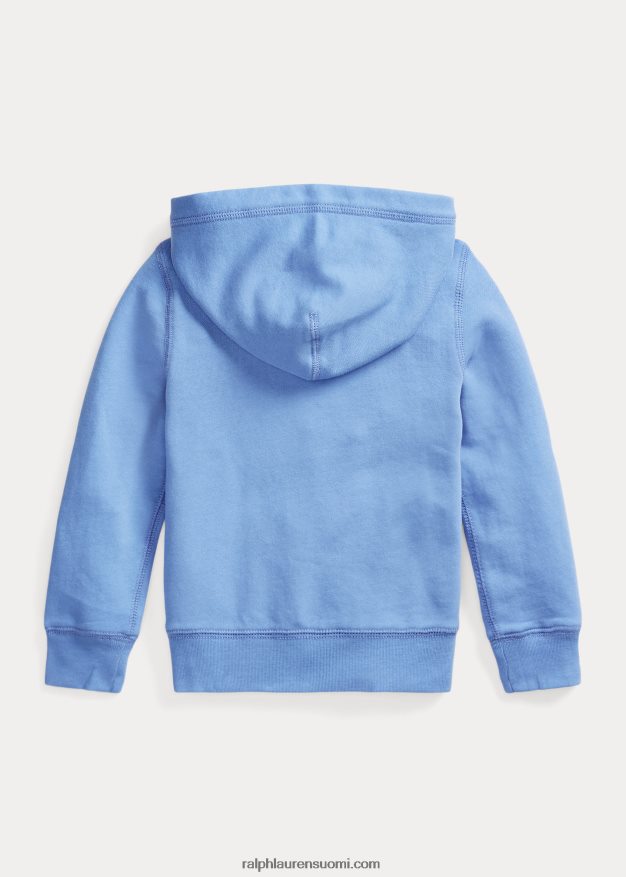 Ralph Lauren lapset kylpyläfrotee täysvetoketjuhuppari 0Z24ZR9996 satamasaaren sininen