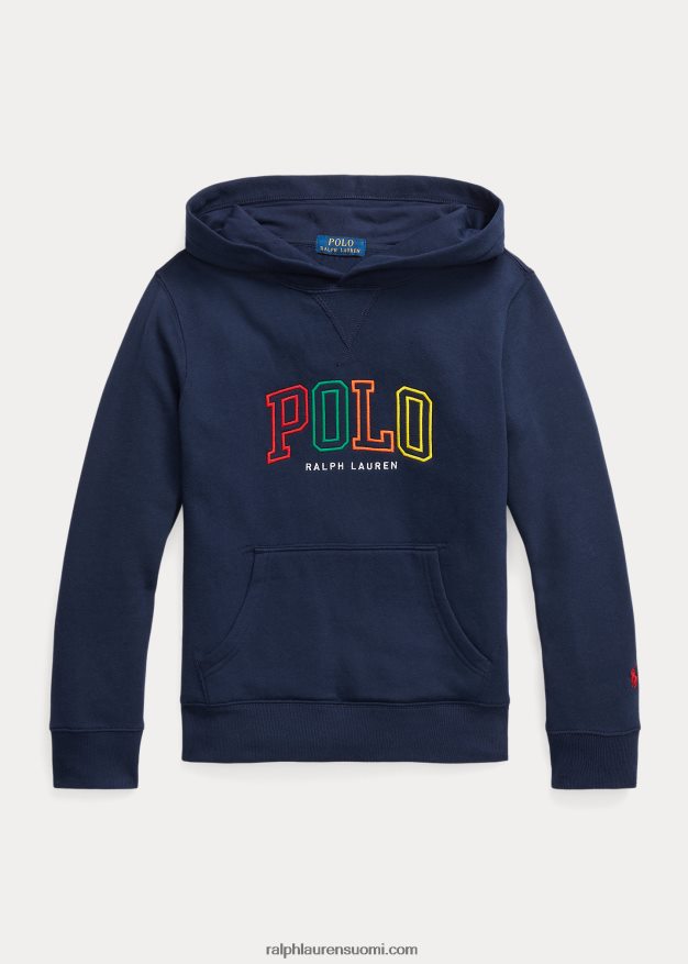 Ralph Lauren lapset logollinen fleecehuppari 0Z24ZR6634 risteilylaivasto