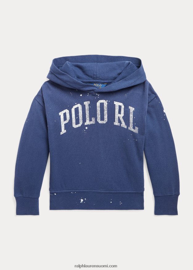 Ralph Lauren lapset maali-roiske-printti spa-froteehuppari 0Z24ZR7368 maalaismainen laivasto