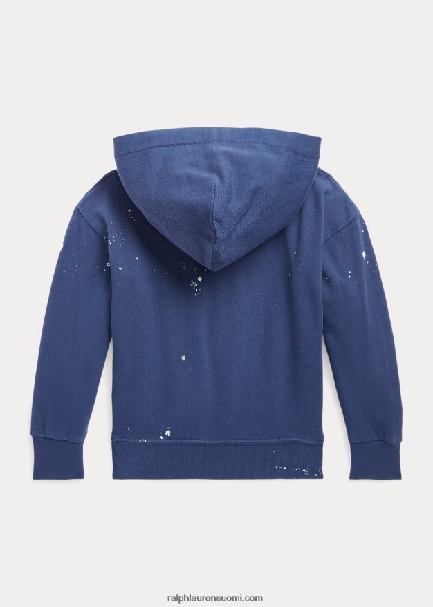 Ralph Lauren lapset maali-roiske-printti spa-froteehuppari 0Z24ZR7368 maalaismainen laivasto