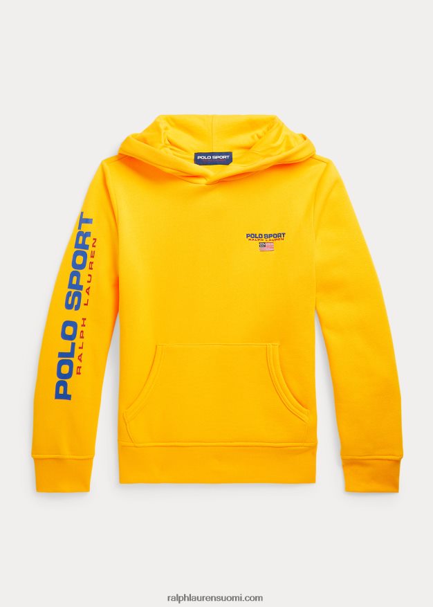 Ralph Lauren lapset polo sport fleecehuppari 0Z24ZR6136 keltainen myrsky