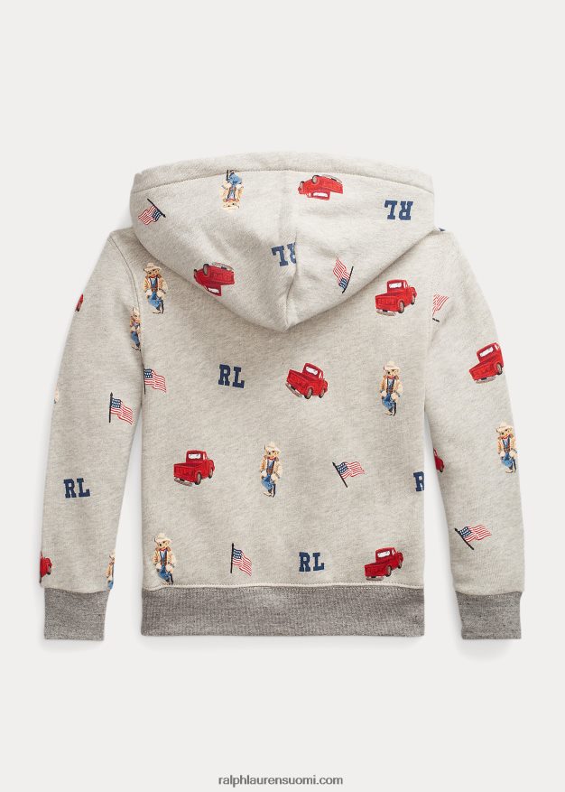 Ralph Lauren lapset poolokarhu fleecehuppari 0Z24ZR5810 brooklyn kanerva
