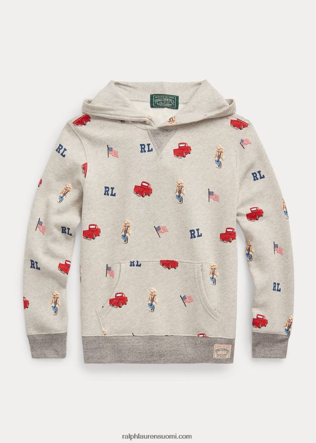 Ralph Lauren lapset poolokarhu fleecehuppari 0Z24ZR6183 brooklyn kanerva