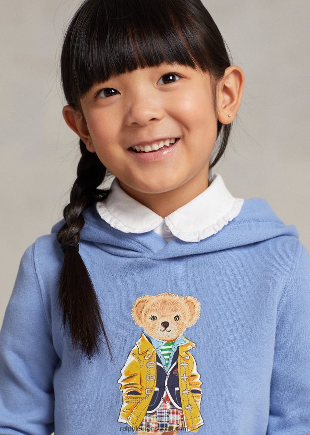 Ralph Lauren lapset poolokarhu fleecehuppari 0Z24ZR7348 satamasaaren sininen
