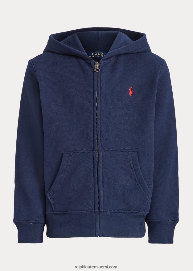Ralph Lauren lapset puuvillasekoite-fleece-huppari 0Z24ZR5924 risteilylaivasto