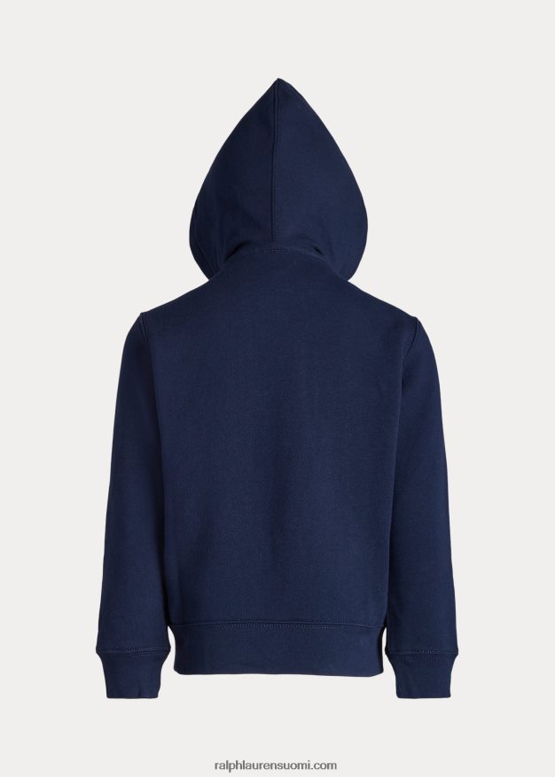 Ralph Lauren lapset puuvillasekoite-fleece-huppari 0Z24ZR5924 risteilylaivasto