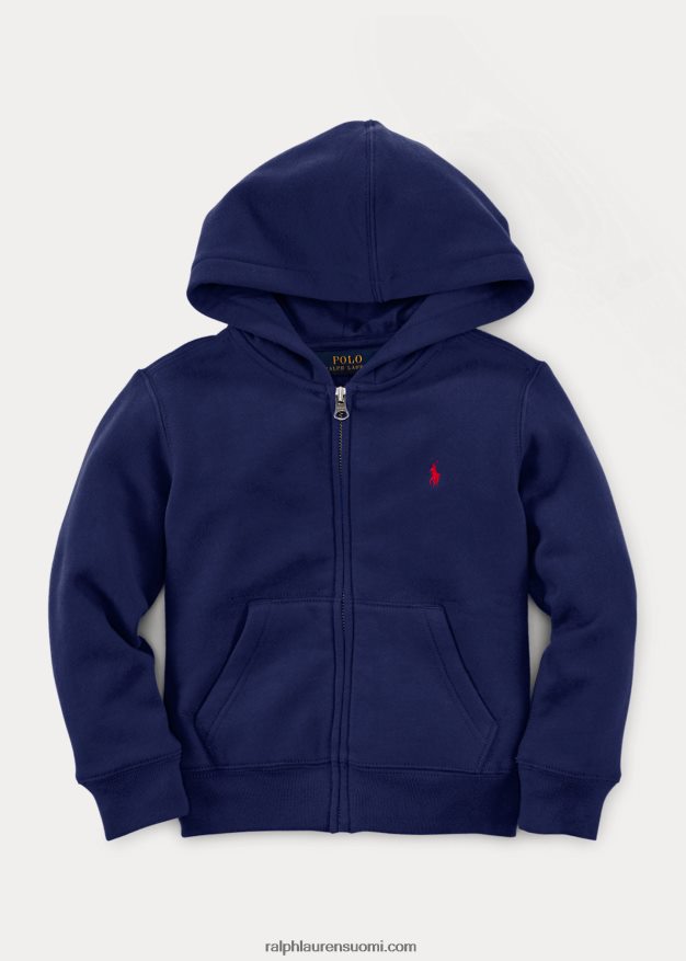 Ralph Lauren lapset puuvillasekoite-fleece-huppari 0Z24ZR5924 risteilylaivasto