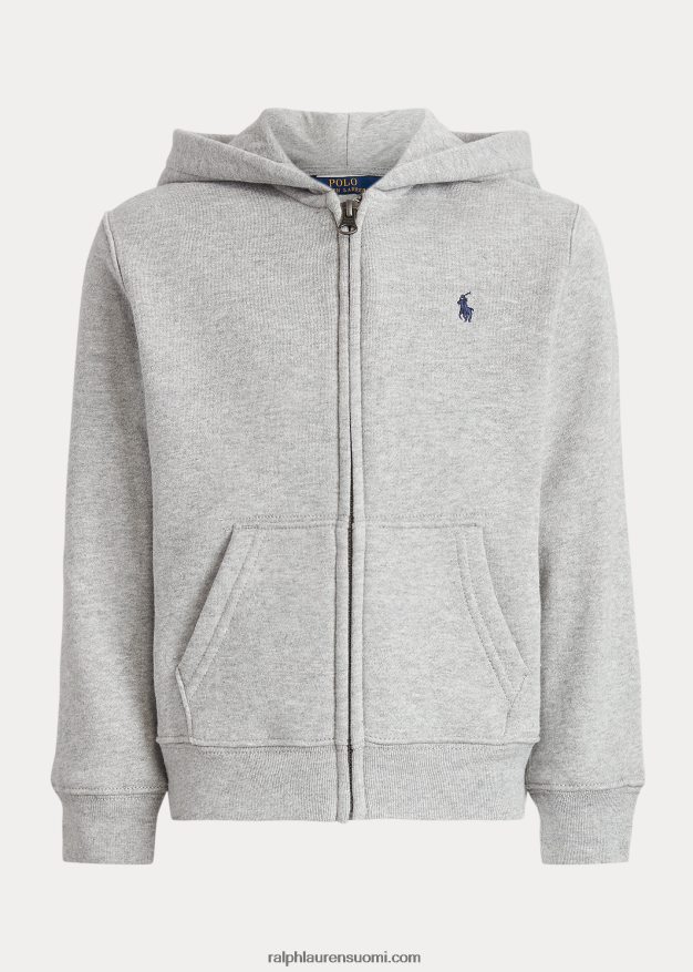 Ralph Lauren lapset puuvillasekoite-fleece-huppari 0Z24ZR5926 tumma sport kanerva