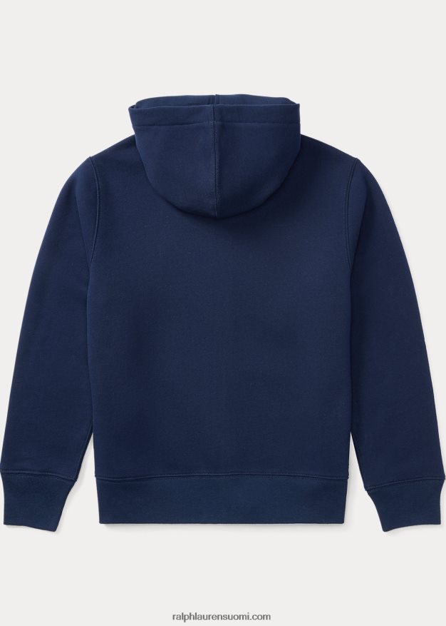 Ralph Lauren lapset puuvillasekoite-fleece-huppari 0Z24ZR6055 laivasto