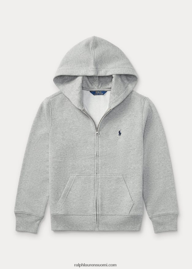 Ralph Lauren lapset puuvillasekoite-fleece-huppari 0Z24ZR6056 tumma sport kanerva