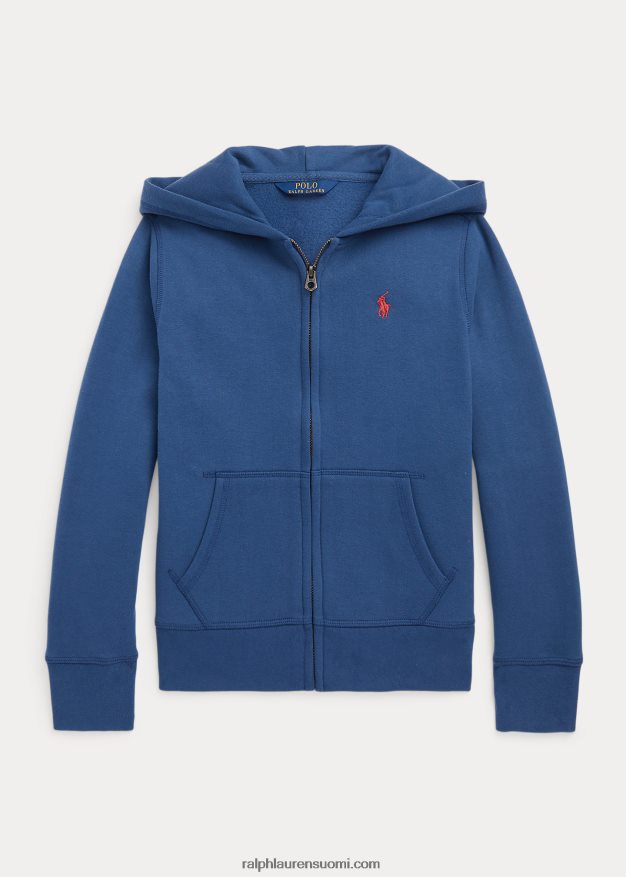 Ralph Lauren lapset ranskalainen froteehuppari 0Z24ZR7029 yölaivasto/chilipippuri