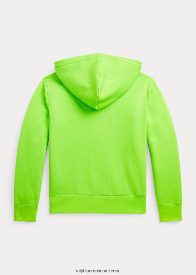 Ralph Lauren lapset täysvetoketjullinen fleecehuppari 0Z24ZR6576 galaksin vihreä