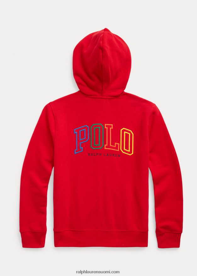 Ralph Lauren lapset täysvetoketjullinen fleecehuppari 0Z24ZR6635 Rl 2000 punainen