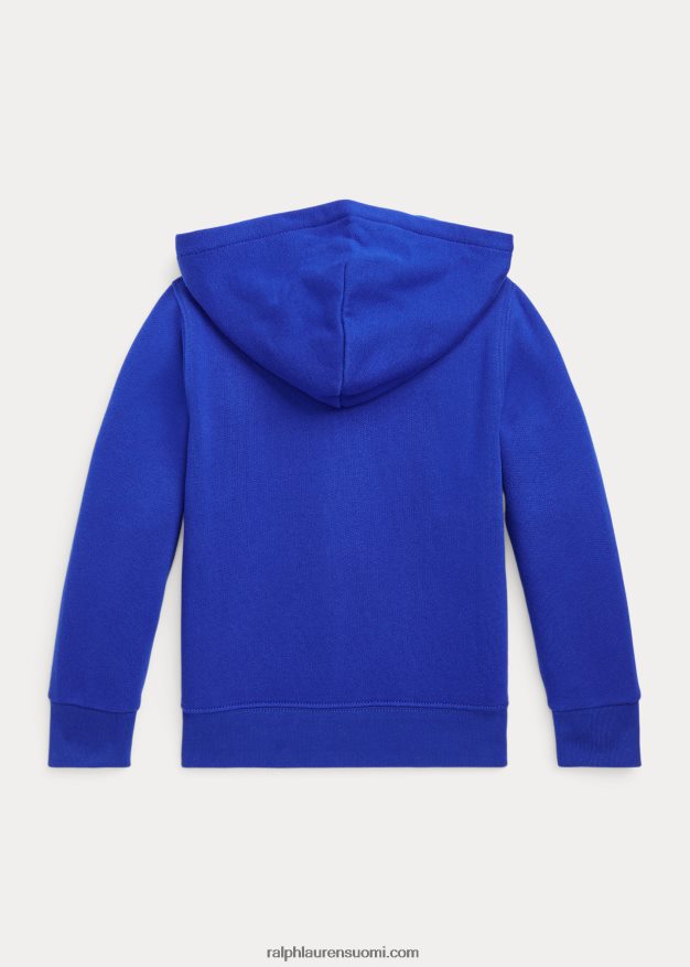 Ralph Lauren lapset täysvetoketjullinen polo bear fleece -huppari 0Z24ZR6513 safiiri tähti