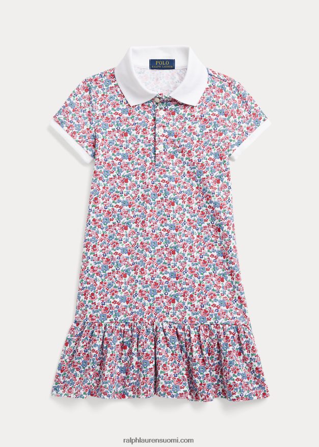Ralph Lauren lapset kukkakuvioinen joustava verkkomekko 0Z24ZR7354 kukkainen tyler