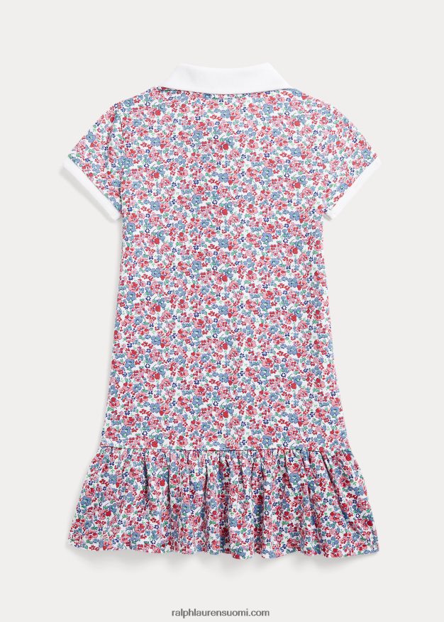 Ralph Lauren lapset kukkakuvioinen joustava verkkomekko 0Z24ZR7354 kukkainen tyler