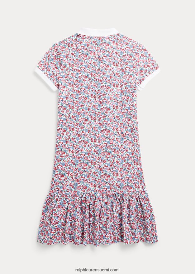 Ralph Lauren lapset kukkakuvioinen joustava verkkomekko 0Z24ZR7562 kukkainen tyler