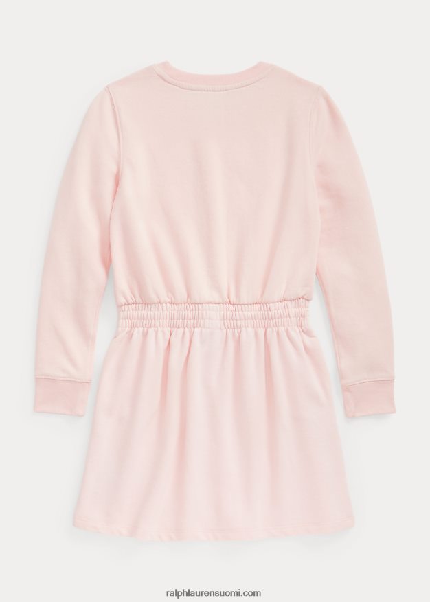 Ralph Lauren lapset logo fleece mekko 0Z24ZR7589 akaasia pinkki