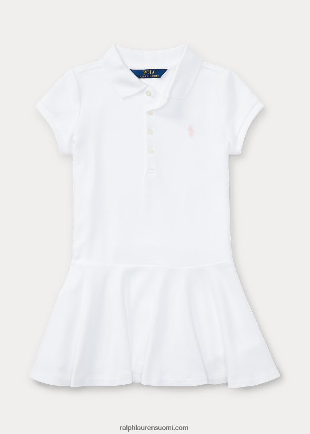Ralph Lauren lapset lyhythihainen poolomekko 0Z24ZR6942 valkoinen