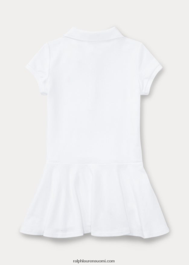 Ralph Lauren lapset lyhythihainen poolomekko 0Z24ZR6942 valkoinen