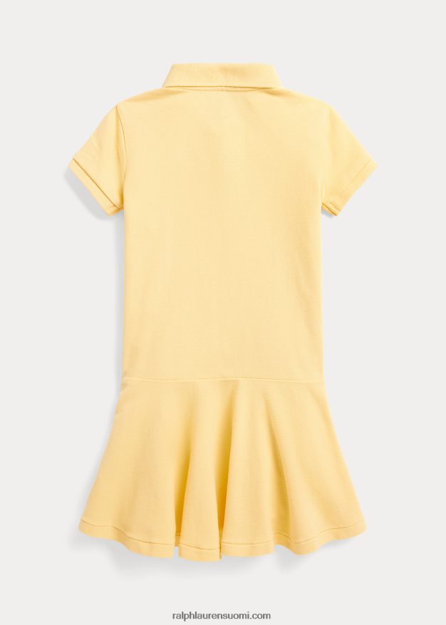 Ralph Lauren lapset lyhythihainen poolomekko 0Z24ZR6944 maissin keltainen