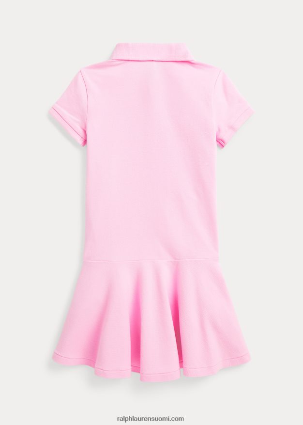 Ralph Lauren lapset lyhythihainen poolomekko 0Z24ZR6945 karmelin pinkki