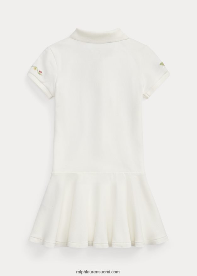Ralph Lauren lapset pupu stretch mesh poolomekko 0Z24ZR6729 kannenpesuaine valkoinen