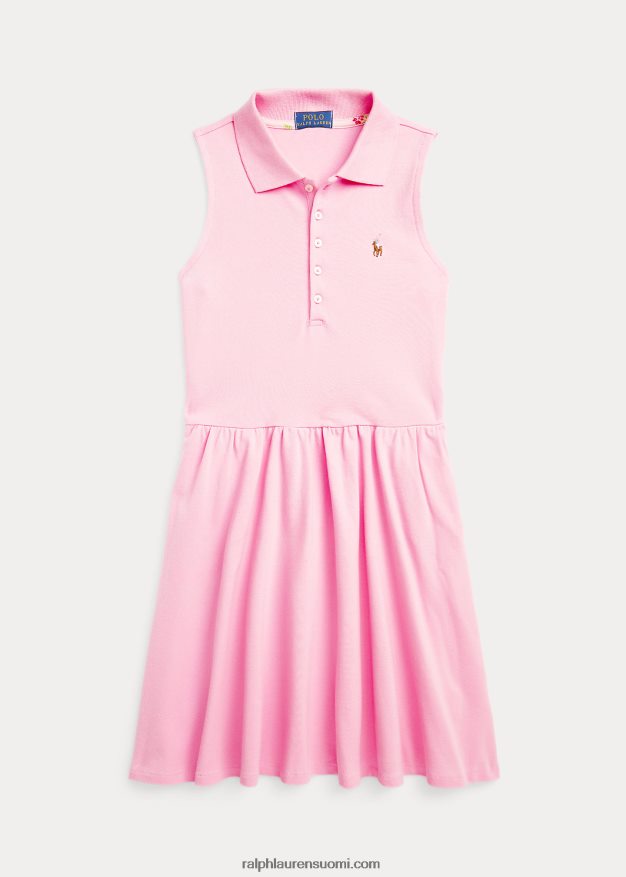 Ralph Lauren lapset stretch mesh poolomekko 0Z24ZR7109 karmelin pinkki