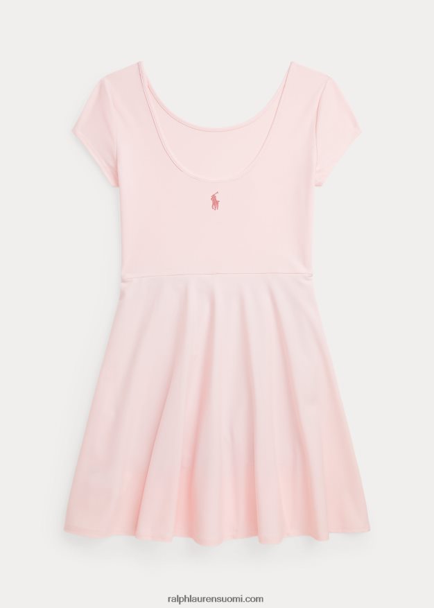 Ralph Lauren lapset suorituskykyinen trikoomekko 0Z24ZR7501 akaasia pinkki