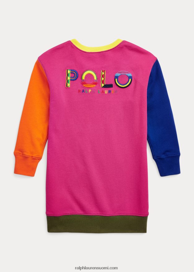 Ralph Lauren lapset värikyllästetty spa-froteemekko 0Z24ZR9941 tumma salvia