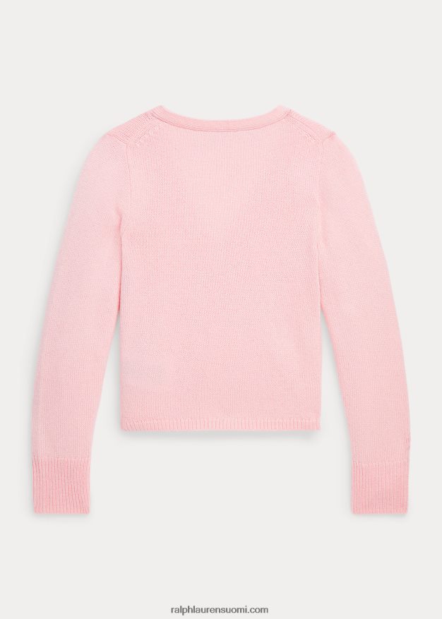 Ralph Lauren lapset kääre villapaita 0Z24ZR7461 vaaleanpunainen hiekka