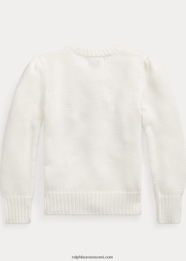 Ralph Lauren lapset lippupuuvillainen crewneck neule 0Z24ZR6794 nevis