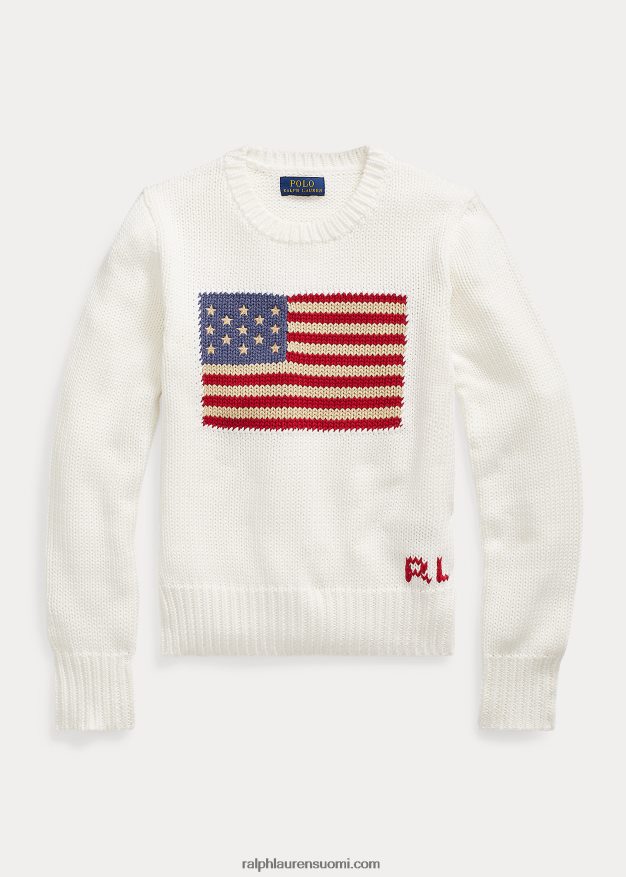 Ralph Lauren lapset lippupuuvillainen crewneck neule 0Z24ZR7232 nevis