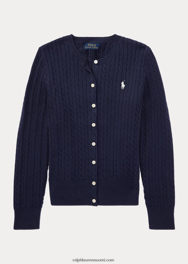 Ralph Lauren lapset minikaapeli puuvillaneuletakki 0Z24ZR7241 metsästäjä laivasto