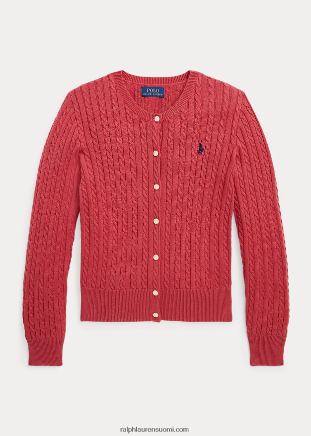 Ralph Lauren lapset minikaapeli puuvillaneuletakki 0Z24ZR7245 Chili