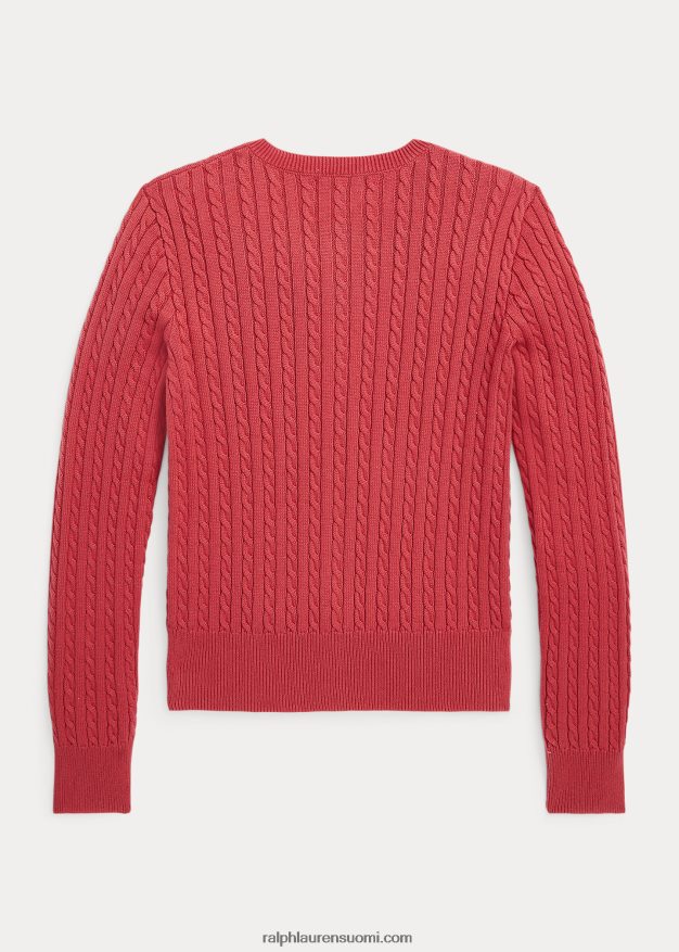 Ralph Lauren lapset minikaapeli puuvillaneuletakki 0Z24ZR7245 Chili