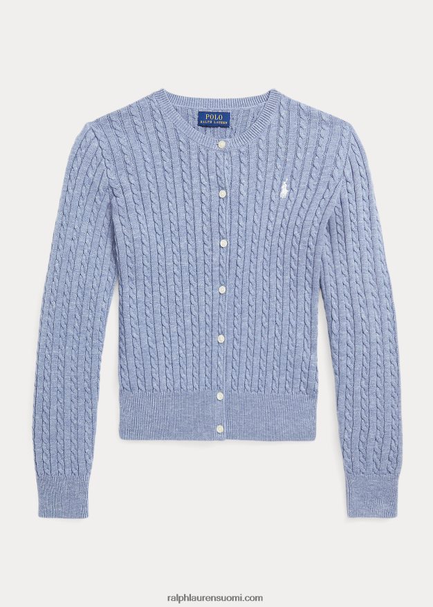 Ralph Lauren lapset minikaapeli puuvillaneuletakki 0Z24ZR7246 merihevonen kanerva