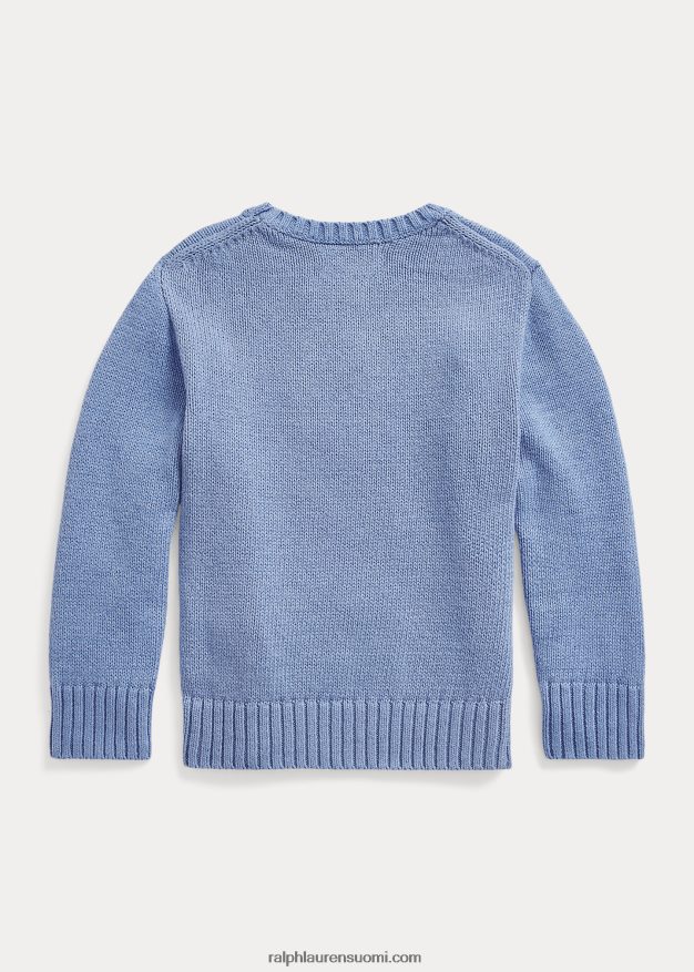 Ralph Lauren lapset poolo bear puuvillapusero 0Z24ZR5779 pehmeä kuninkaallinen preppy karhu