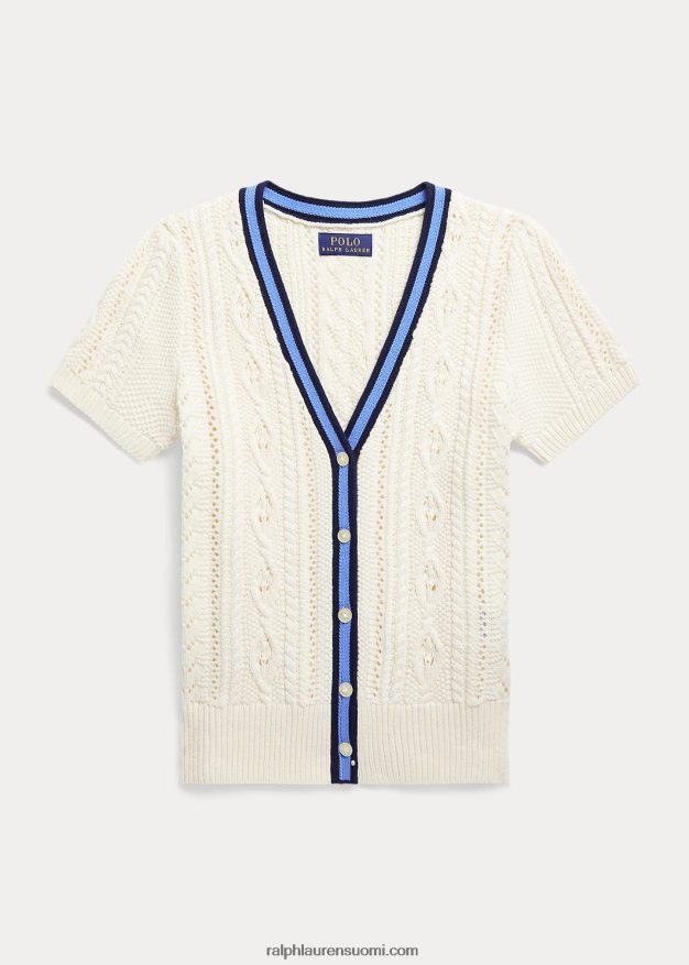 Ralph Lauren lapset puuvillainen lyhythihainen krikettitakki 0Z24ZR7530 krikettikerma multi