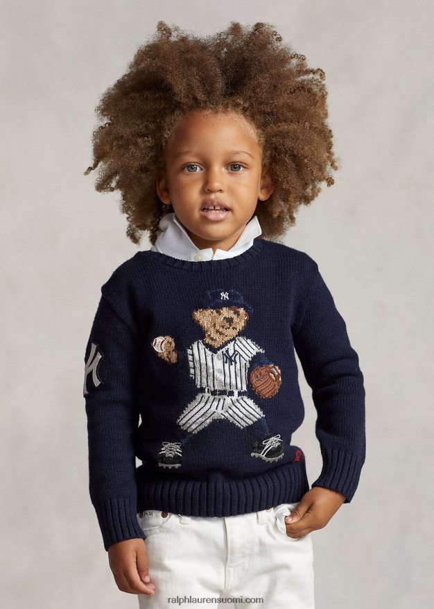 lapset polo ralph lauren yankees karhupusero 0Z24ZR5888 karhun laivasto