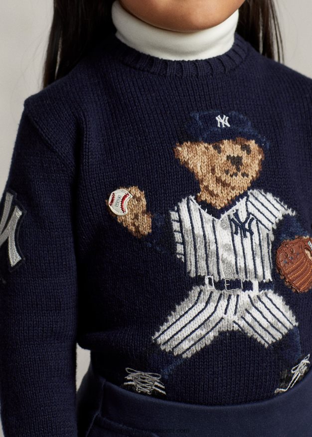 lapset polo ralph lauren yankees karhupusero 0Z24ZR5888 karhun laivasto