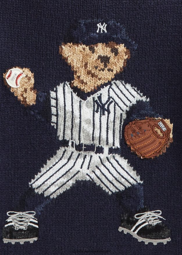 lapset polo ralph lauren yankees karhupusero 0Z24ZR5888 karhun laivasto